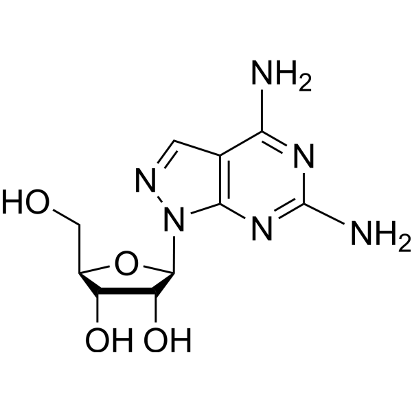 1-β-D-Ribofuranosyl-1H-pyrazolo[3,4-d]pyrimidine-4,6-diamine 70421-30-6